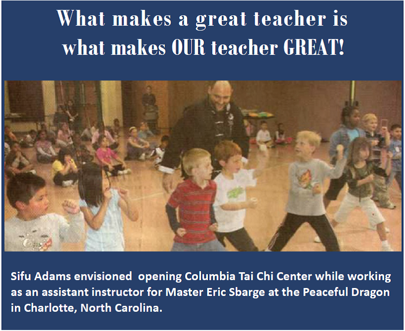 We Love Columbia Tai Chi Center!